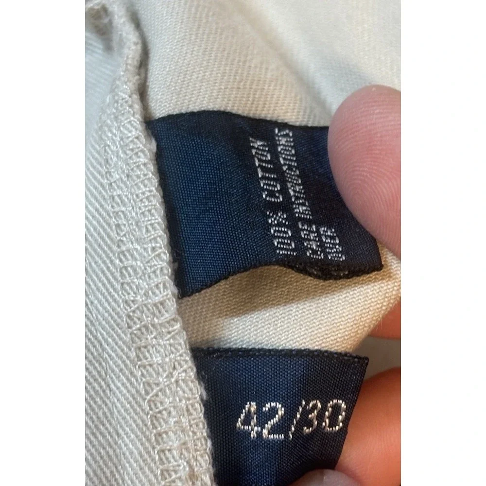 Polo Ralph Lauren Mens Chino Pants 42 X‎ 29 Khaki Cotton Tan Casual